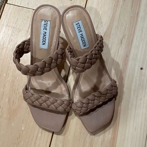 Steve Madden braided heels